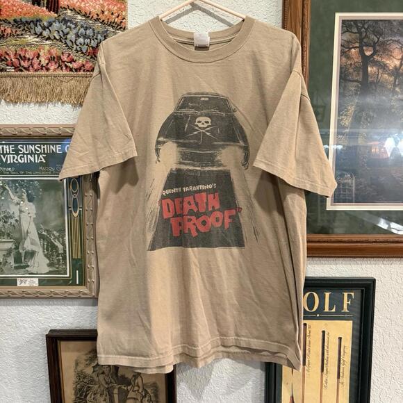American Vintage Other - Vintage 2007 RARE Quentin Tarantino's Death Proof Movie Promo‎ Graphic Shirt XL